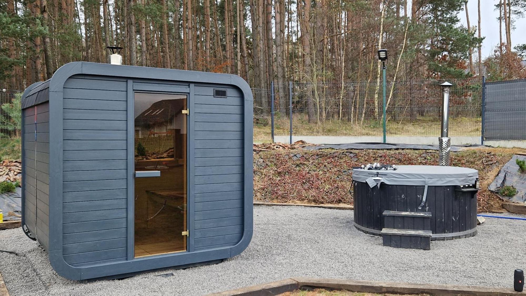 Chalet Bosko Z Sauna I Balia W Sulminie Obok Gdanska *